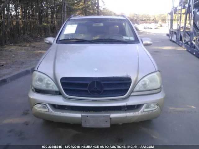 4JGAB54E52A334793 - 2002 MERCEDES-BENZ ML 320 GOLD photo 6