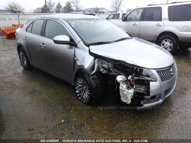 JS2RE9A30C6101410 - 2012 SUZUKI KIZASHI SE GRAY photo 1