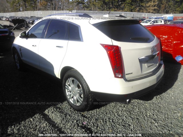 3GYFNAEY9BS541764 - 2011 CADILLAC SRX LUXURY COLLECTION WHITE photo 3