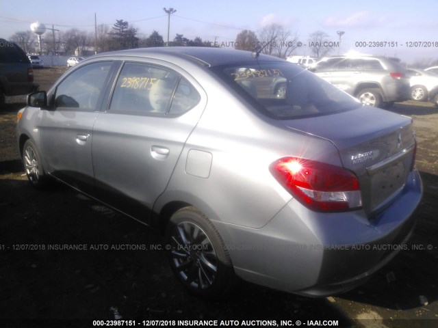 ML32F3FJ0JHF07465 - 2018 MITSUBISHI MIRAGE G4 ES Серый фото 3