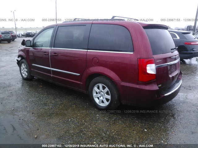 2C4RC1BG8CR344121 - 2012 CHRYSLER TOWN & COUNTRY TOURING MAROON photo 3