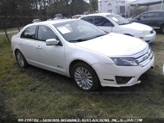 3FADP0L31CR219790 - 2012 FORD FUSION HYBRID WHITE photo 1