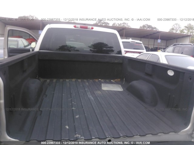 2GTEC29JX91121804 - 2009 GMC SIERRA C1500 SLE SILVER photo 8