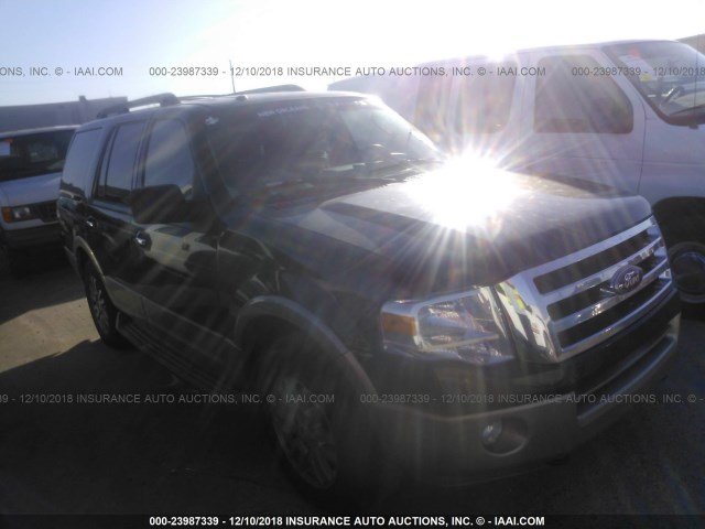 1FMJU1H58AEB68497 - 2010 FORD EXPEDITION EDDIE BAUER BLACK photo 1