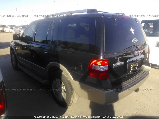 1FMJU1H58AEB68497 - 2010 FORD EXPEDITION EDDIE BAUER BLACK photo 3