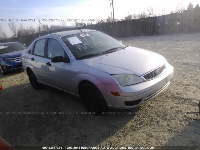 1FAFP34NX7W170764 - 2007 FORD FOCUS ZX4/S/SE/SES ვერცხლისფერი ფოტო 1