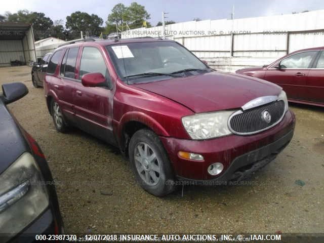 5GADT13S142230685 - 2004 BUICK RAINIER CXL MAROON photo 1