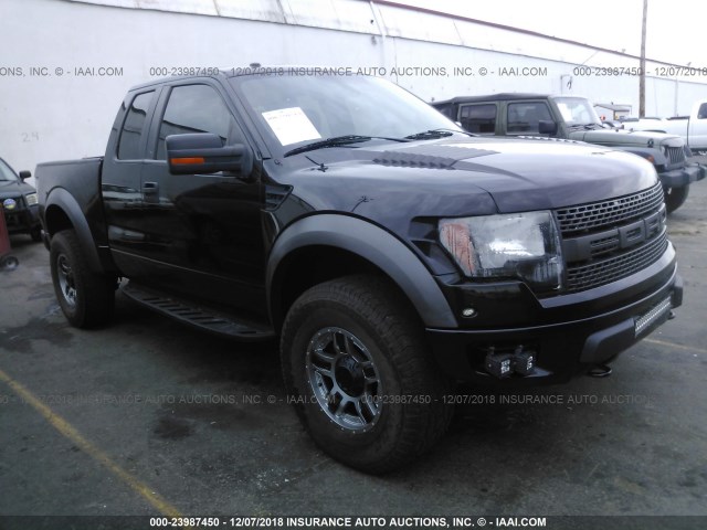 1FTEX1E62AFB92721 - 2010 FORD F150 SUPER CAB BLACK photo 1