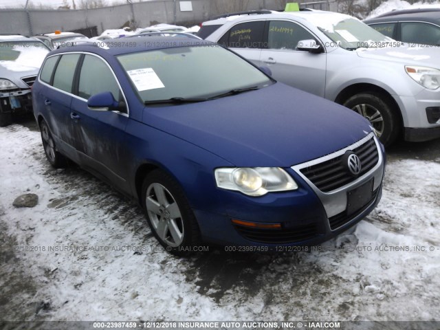 WVWXK73CX9E069060 - 2009 VOLKSWAGEN PASSAT WAGON TURBO BLUE photo 1