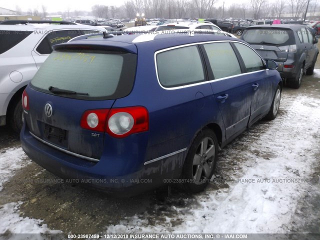 WVWXK73CX9E069060 - 2009 VOLKSWAGEN PASSAT WAGON TURBO BLUE photo 4