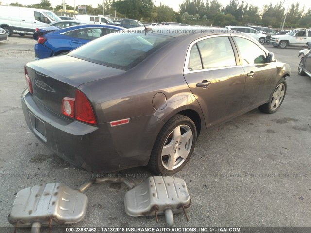 1G1ZD5E7XA4155284 - 2010 CHEVROLET MALIBU 2LT GRAY photo 4