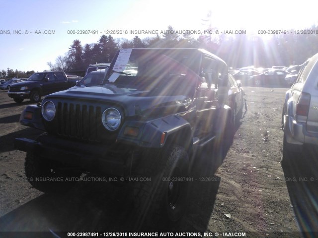 1J4FY29P4WP800048 - 1998 JEEP WRANGLER / TJ SE GREEN photo 2