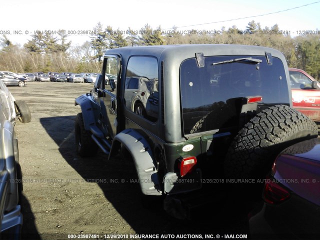 1J4FY29P4WP800048 - 1998 JEEP WRANGLER / TJ SE GREEN photo 3