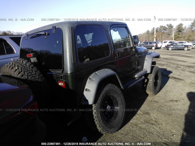 1J4FY29P4WP800048 - 1998 JEEP WRANGLER / TJ SE GREEN photo 4