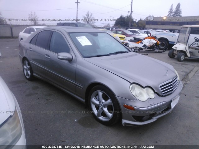 WDBRF52H66F741361 - 2006 MERCEDES-BENZ C GENERATION 2006 230 GRAY photo 1