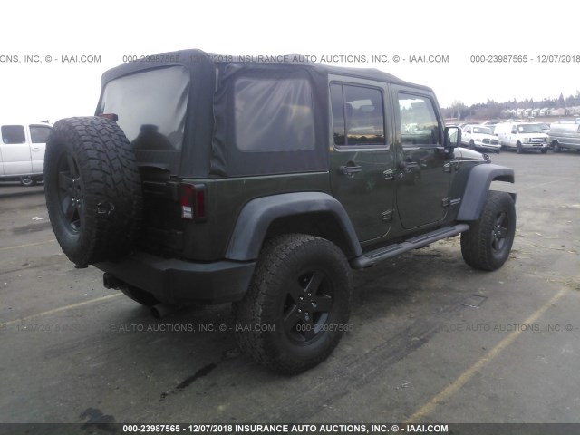 1J4GA69159L706722 - 2009 JEEP WRANGLER UNLIMITE RUBICON GRAY photo 4