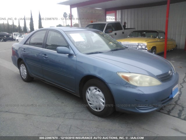 4T1BE32K72U635542 - 2002 TOYOTA CAMRY LE/XLE/SE Light Blue photo 1