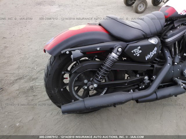 1HD4LE232HC419974 - 2017 HARLEY-DAVIDSON XL883 IRON 883 RED photo 6