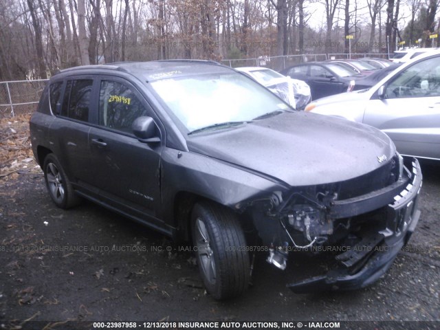 1C4NJDEB3GD775559 - 2016 JEEP COMPASS LATITUDE GRAY photo 1