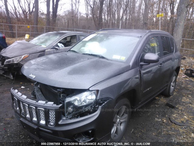 1C4NJDEB3GD775559 - 2016 JEEP COMPASS LATITUDE GRAY photo 2