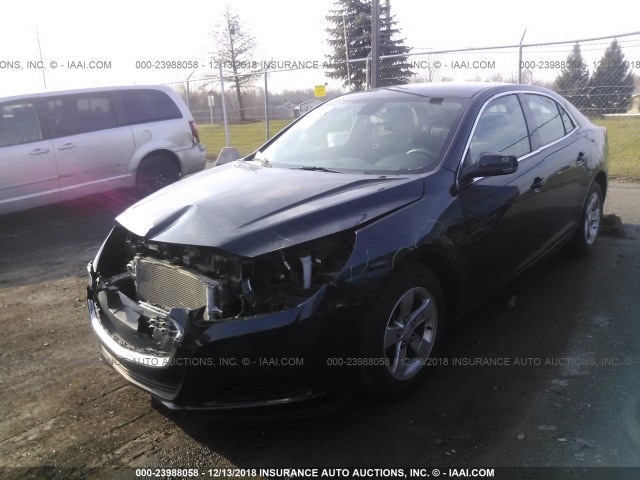 1G11C5SL9FF272500 - 2015 CHEVROLET MALIBU 1LT BLACK photo 2