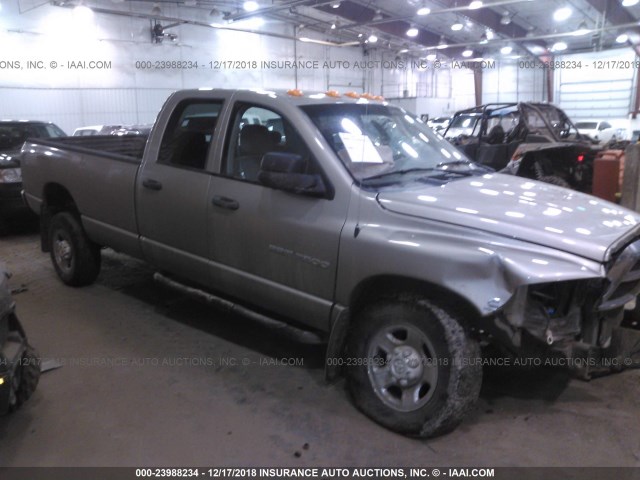 3D7KU28C04G103479 - 2004 DODGE RAM 2500 ST/SLT TAN photo 1