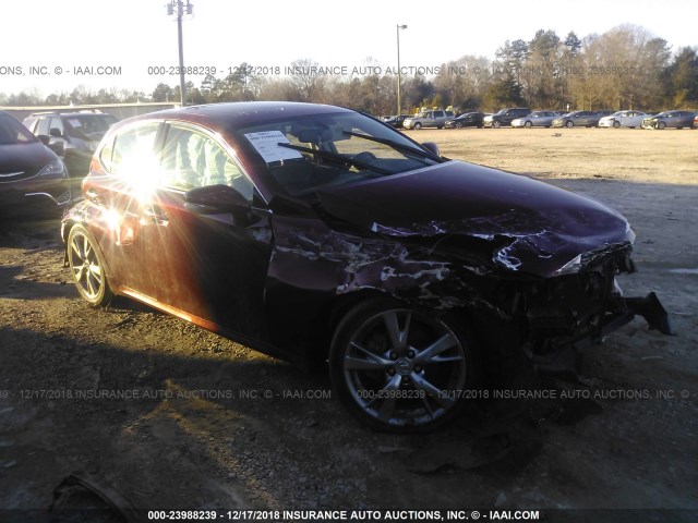 JTHBF5C25A5122079 - 2010 LEXUS IS 250 RED photo 1