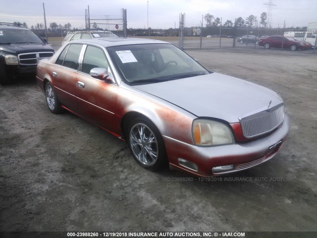 1G6KF57961U183670 - 2001 CADILLAC DEVILLE DTS SILVER photo 1