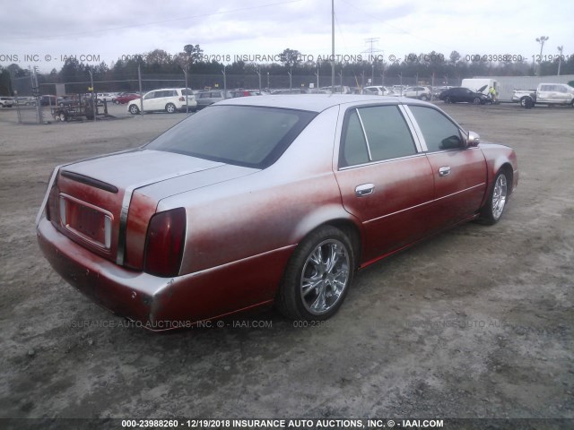 1G6KF57961U183670 - 2001 CADILLAC DEVILLE DTS SILVER photo 4