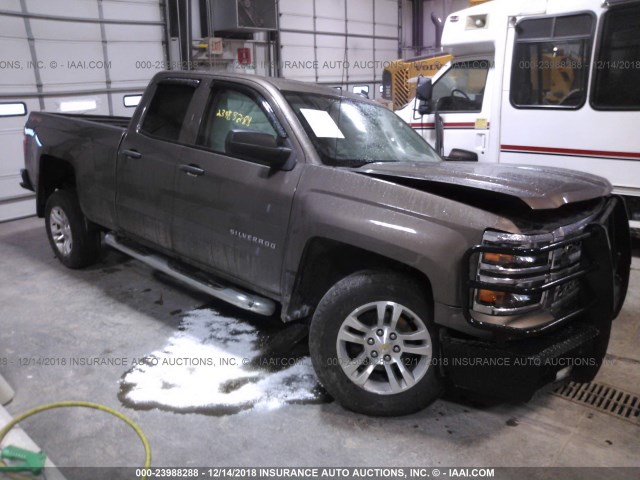 1GCVKREC7EZ116564 - 2014 CHEVROLET SILVERADO K1500 LT GRAY photo 1