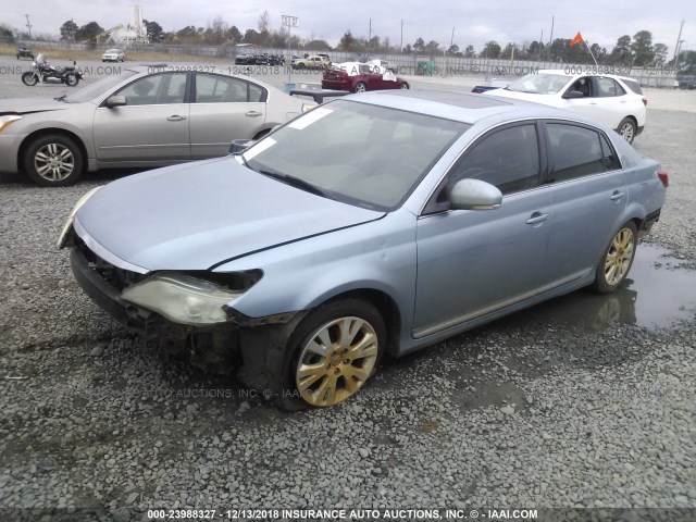 4T1BK3DB8BU383435 - 2011 TOYOTA AVALON LIMITED Light Blue photo 2