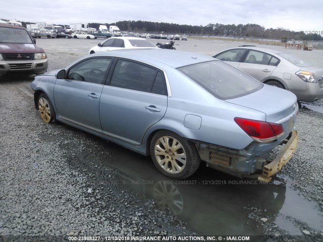 4T1BK3DB8BU383435 - 2011 TOYOTA AVALON LIMITED Light Blue photo 3