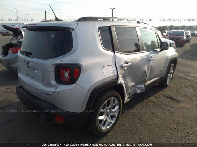 ZACCJABT3FPC33476 - 2015 JEEP RENEGADE LATITUDE GRAY photo 4