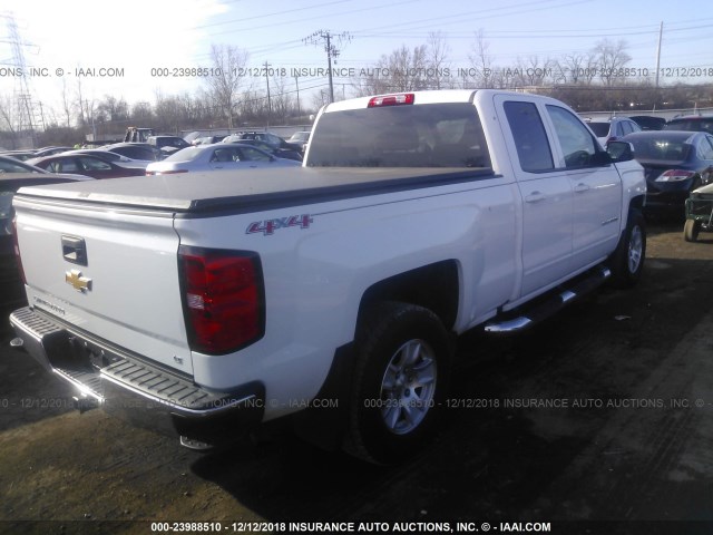 1GCVKREC7GZ414826 - 2016 CHEVROLET SILVERADO K1500 LT WHITE photo 4