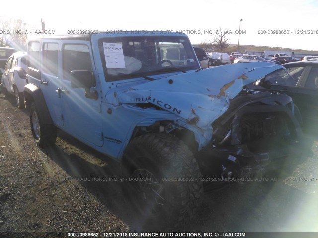 1C4BJWFG6JL820337 - 2018 JEEP WRANGLER UNLIMITE RUBICON BLUE photo 1