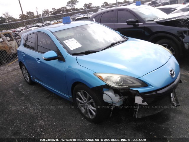 JM1BL1H51A1196208 - 2010 MAZDA 3 S BLUE photo 1