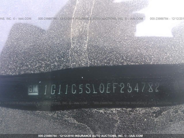 1G11C5SL0EF234782 - 2014 CHEVROLET MALIBU 1LT შავი ფოტო 9