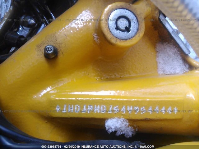 1HD1PHD154Y954444 - 2004 HARLEY-DAVIDSON FXSTDSE2 YELLOW photo 10