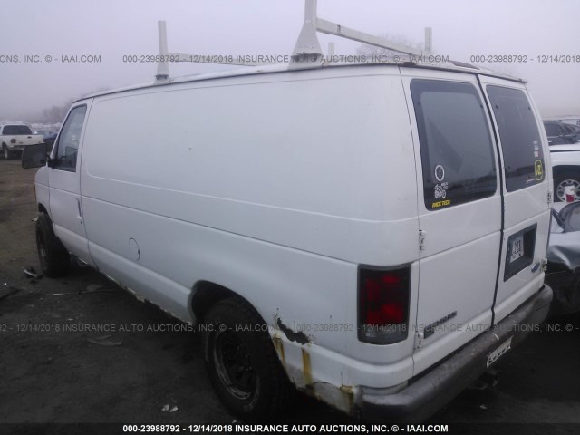 1FTEE14N4SHA83732 - 1995 FORD ECONOLINE E150 VAN WHITE photo 3