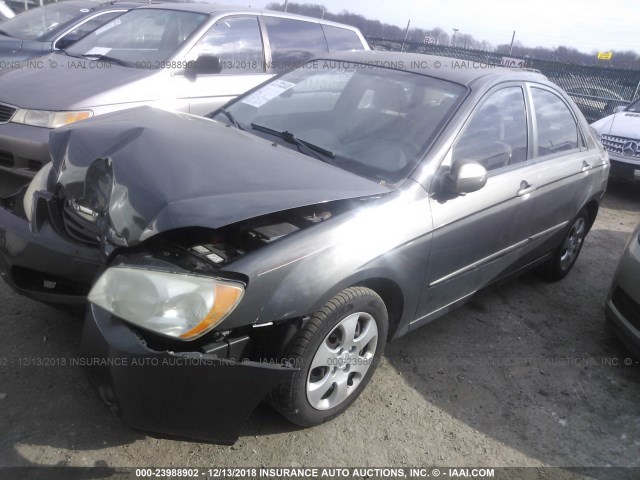 KNAFE121465364308 - 2006 KIA NEW SPECTRA LX/EX GRAY photo 2