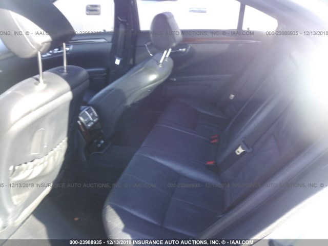 WDDNG71X57A069198 - 2007 MERCEDES-BENZ S 550 SILVER photo 8