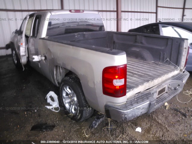 1GCEC19J98Z264341 - 2008 CHEVROLET SILVERADO C1500 TAN photo 3