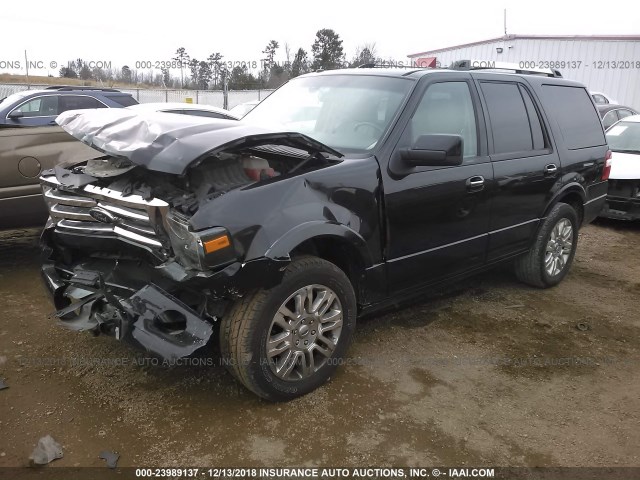 1FMJU1K57DEF41171 - 2013 FORD EXPEDITION LIMITED GRAY photo 2