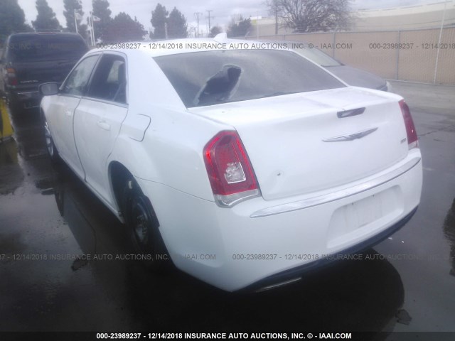 2C3CCAAG2FH815508 - 2015 CHRYSLER 300 LIMITED WHITE photo 3