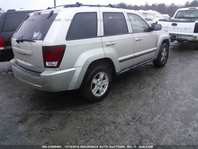 1J8GS48K77C566826 - 2007 JEEP GRAND CHEROKEE LAREDO/COLUMBIA/FREEDOM SILVER photo 4