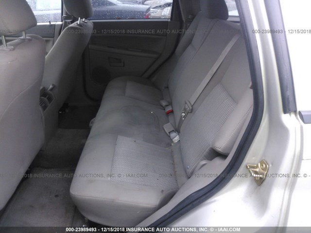 1J8GS48K77C566826 - 2007 JEEP GRAND CHEROKEE LAREDO/COLUMBIA/FREEDOM SILVER photo 8