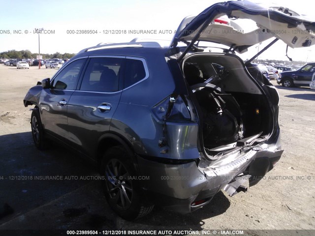 5N1AT2MTXGC762350 - 2016 NISSAN ROGUE S/SL/SV GRAY photo 3