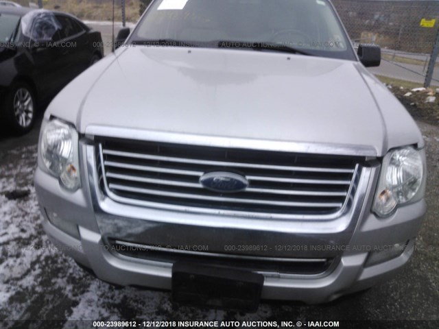 1FMEU73E68UA43347 - 2008 FORD EXPLORER XLT SILVER photo 6