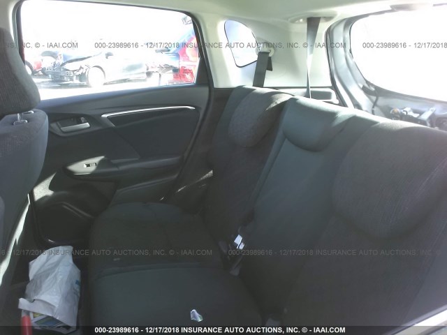 JHMGK5H52GX028193 - 2016 HONDA FIT LX SILVER photo 8