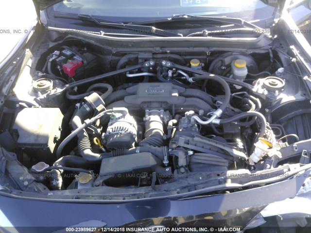 JF1ZNAA12E9704523 - 2014 TOYOTA SCION FR-S GRAY photo 10